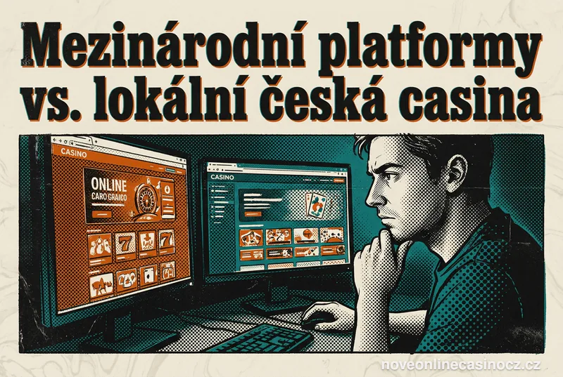 Mezinárodní platformy vs. lokální česká casina